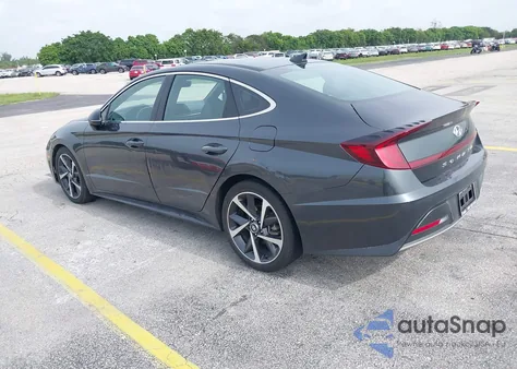 2021 Hyundai Sonata Sel Plus z USA, uszkodzony, nr VIN 5NPEJ4J24MH095861